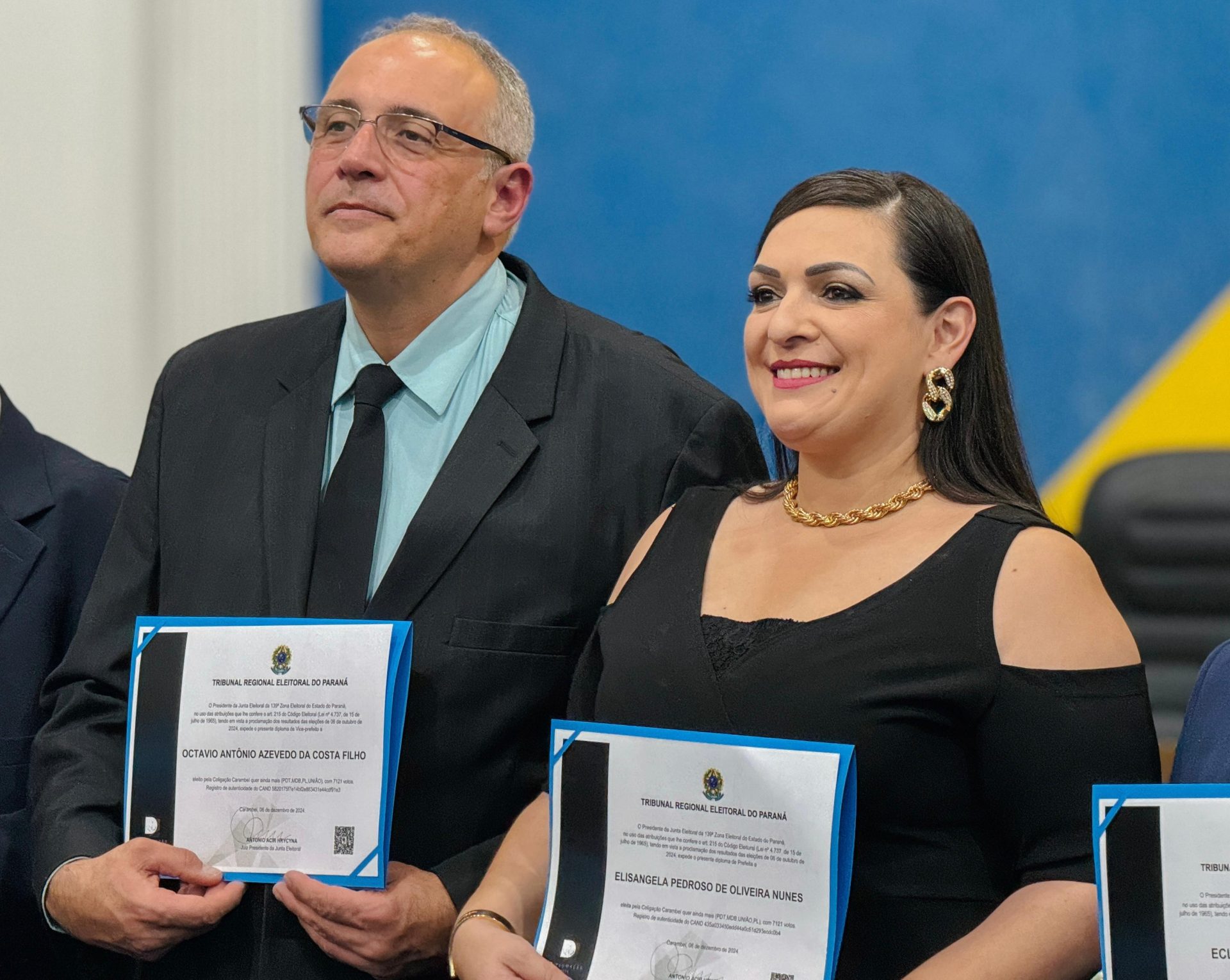 Elisangela Pedroso é diplomada para o segundo mandato como prefeita de Carambeí