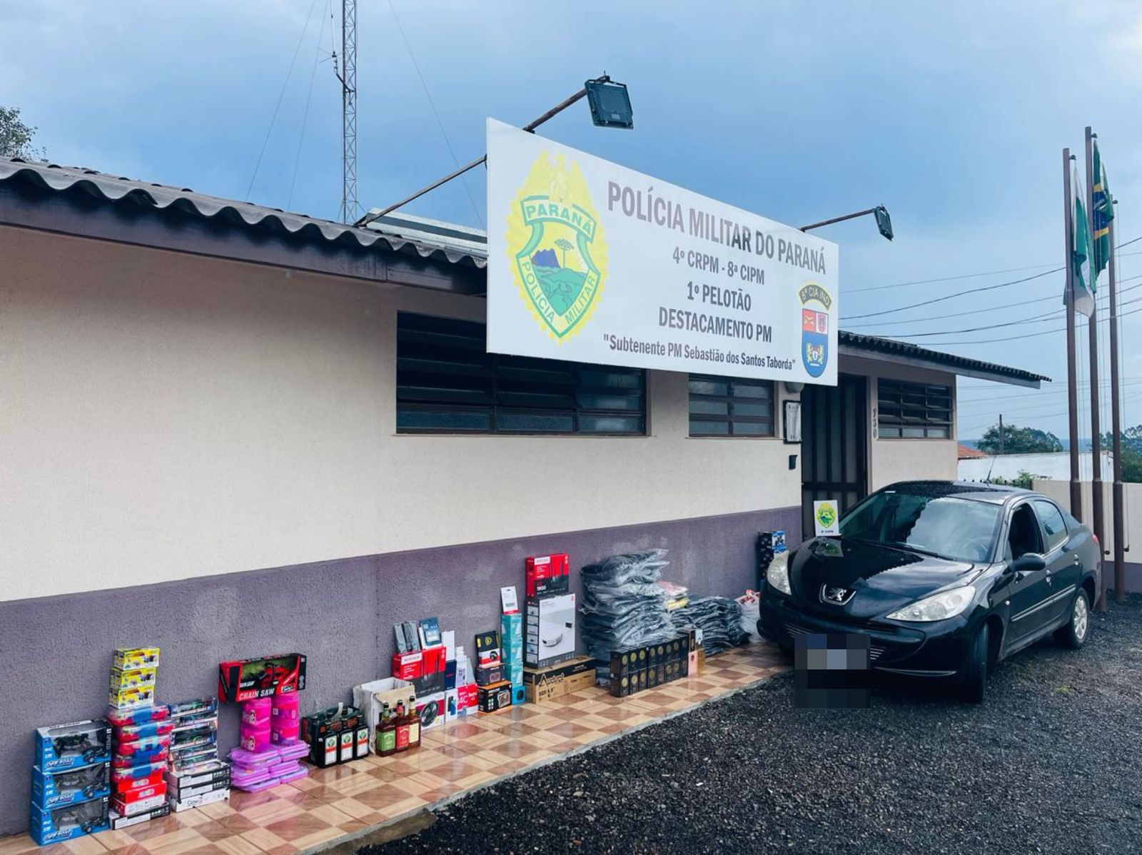 Polícia realiza mega apreensão de descaminho em Inácio Martins