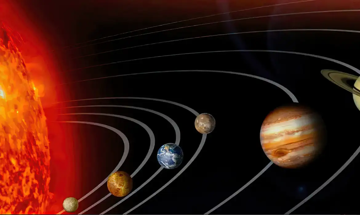 Sete planetas estarão alinhados no céu nesta sexta-feira; somente Marte, Vênus e Júpiter poderão ser vistos a olho nu