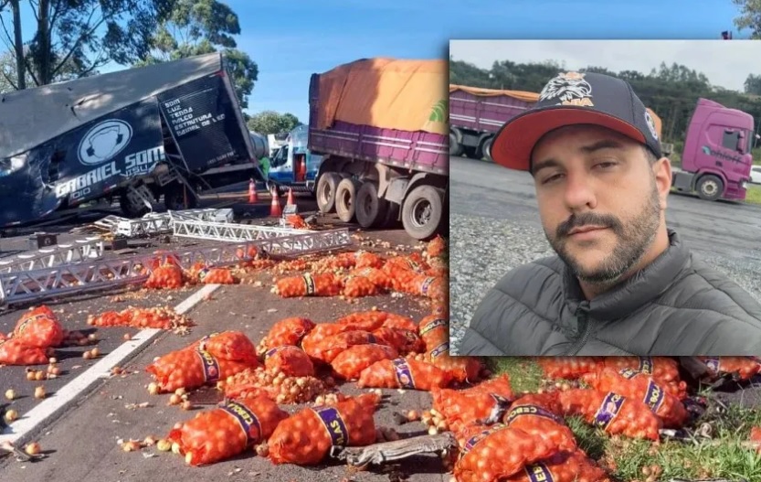 Morre motorista de caminhão vítima de acidente ocorrido na PR-092, em Arapoti; colisão vitimou outros dois