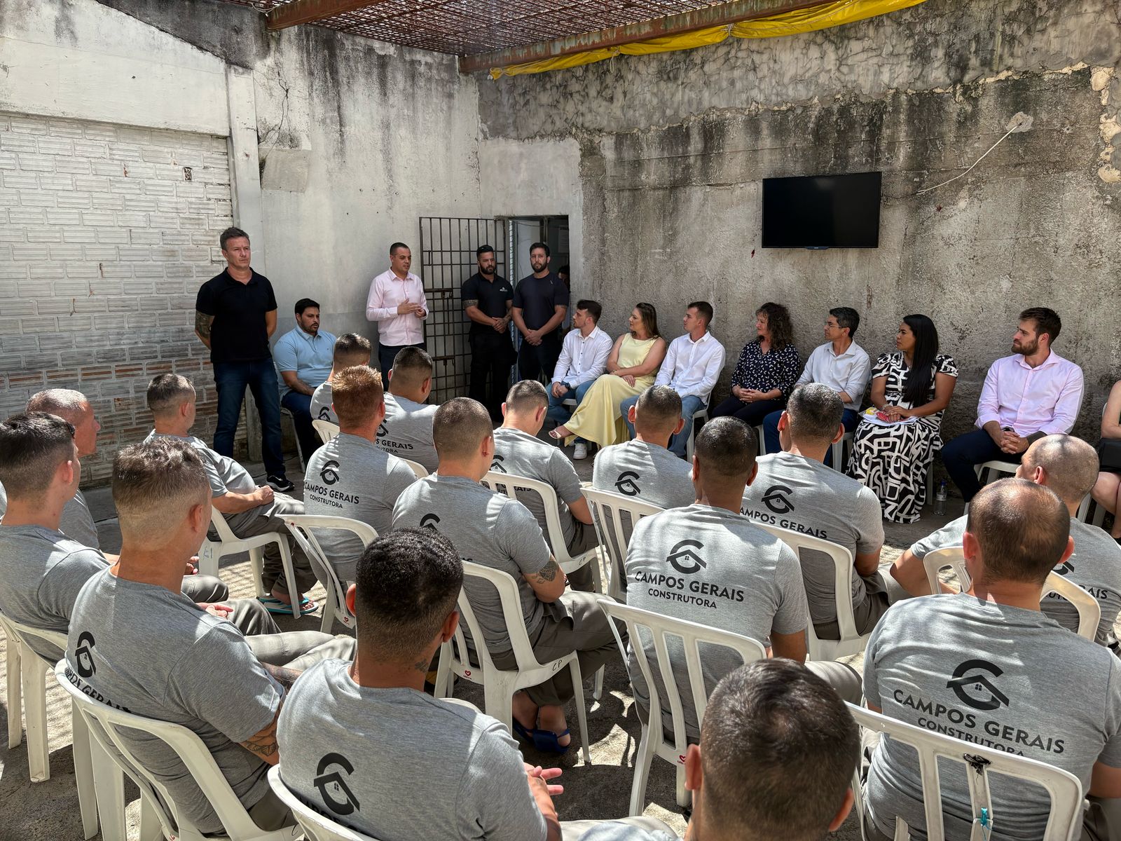 Polícia Penal do Paraná inaugura setor de trabalho na Cadeia Pública de Castro