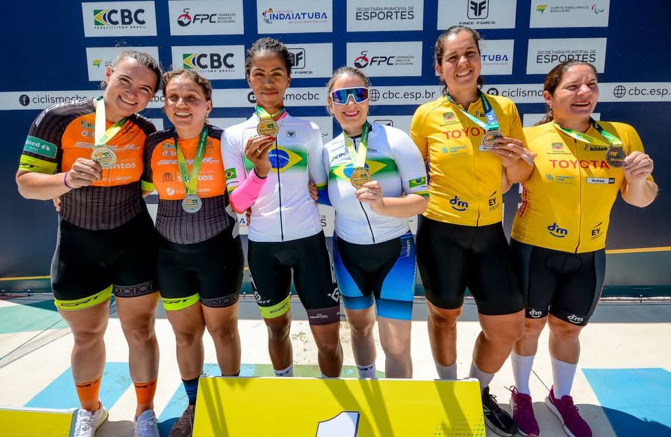 Paratleta de PG conquista quatro medalhas no Campeonato Brasileiro de Paraciclismo de Pista