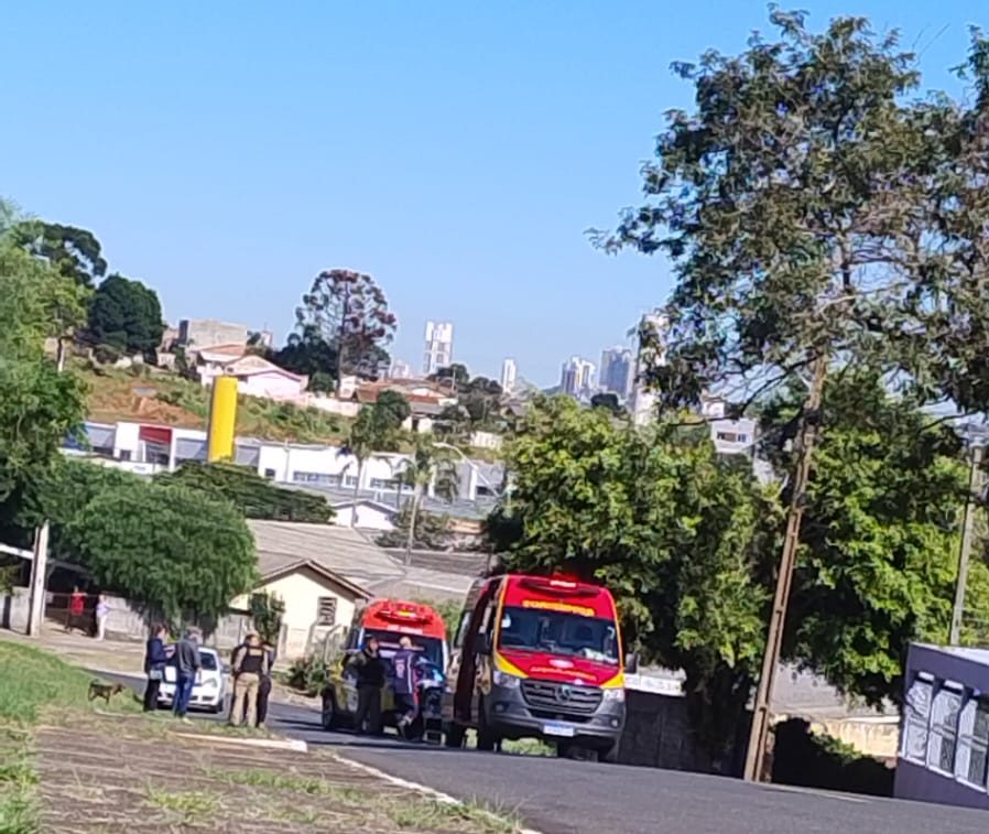 AGORA: Homem leva tiro de policial após tentar furtar casa no Núcleo Pitangui, em PG