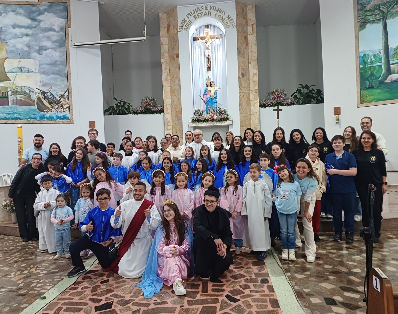 JUBILEU DE OURO: Igreja comemora 50 anos de atuação na comunidade da Vila Marina, em PG
