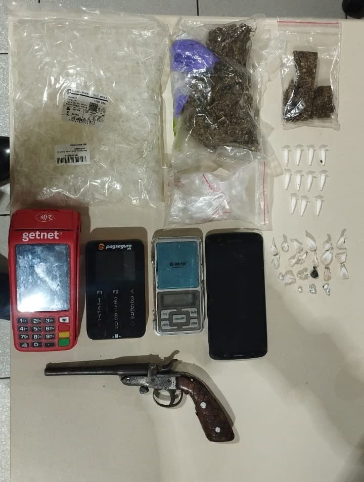 PM prende mulher grávida de 5 meses por tráfico de drogas em Telêmaco Borba