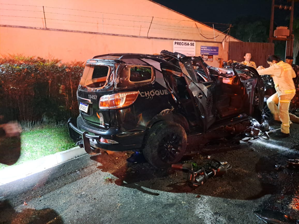 VÍDEO: Policial do Choque e suspeito morrem após perseguição da viatura à motocicleta