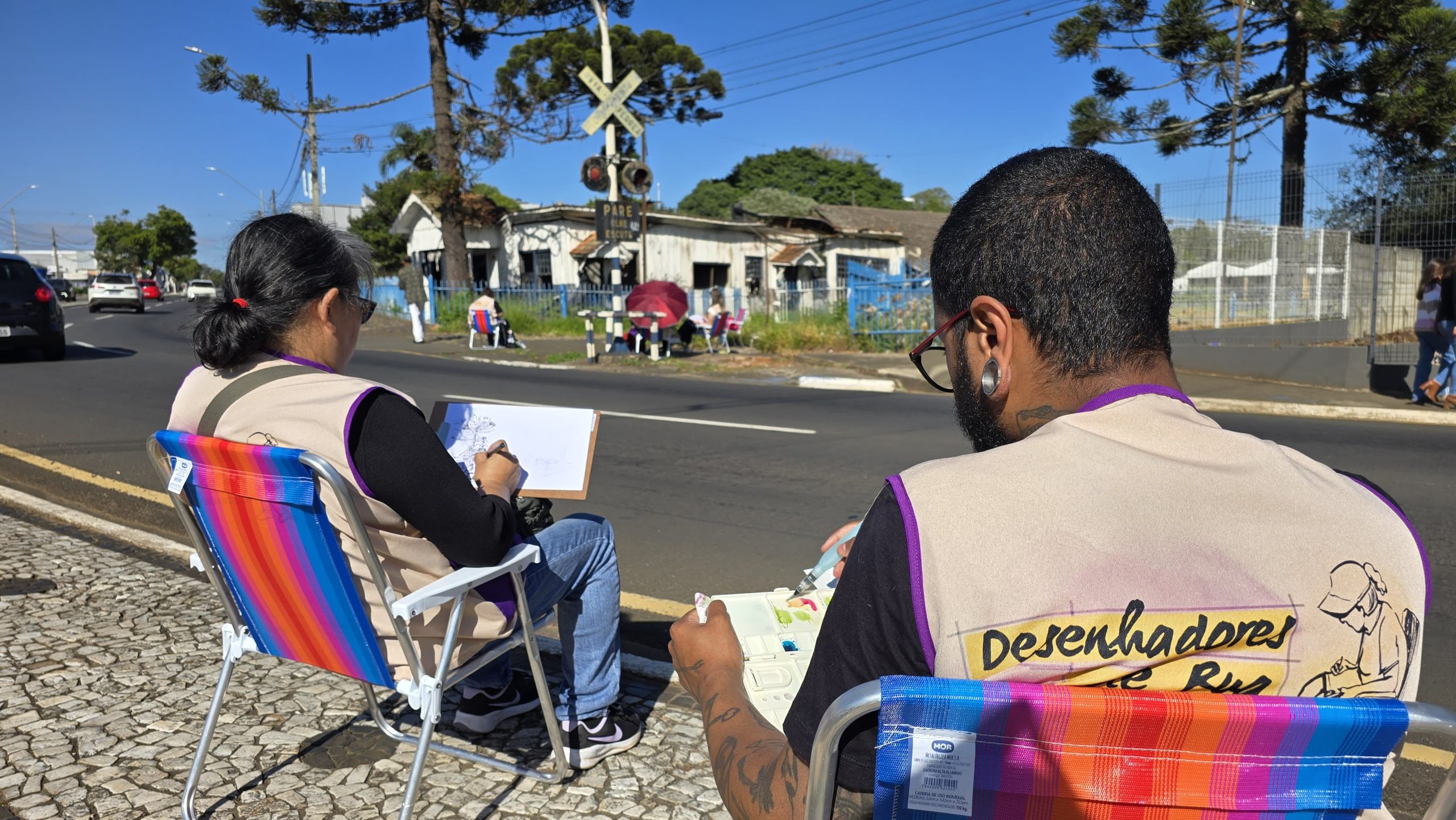 Projeto artístico registra ruínas de antiga oficina ferroviária