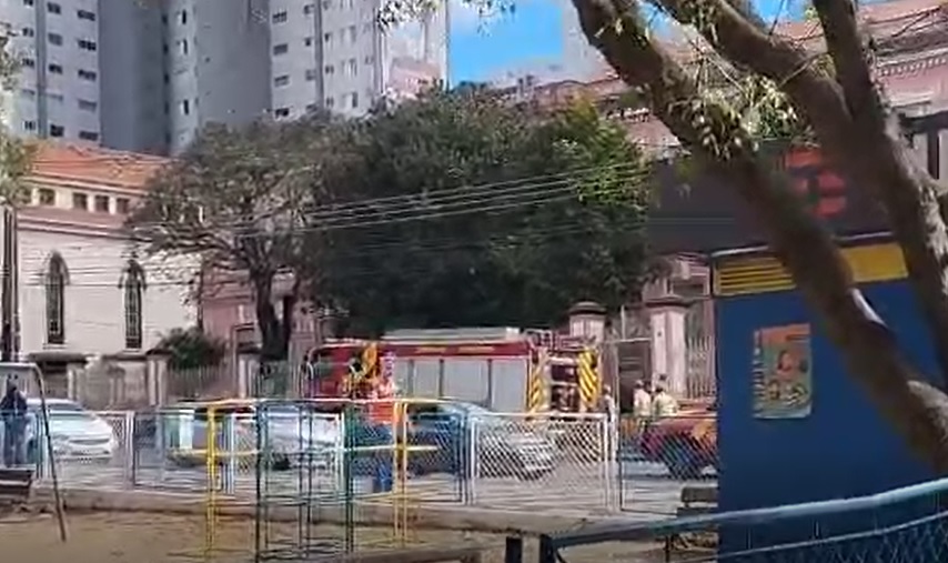 VÍDEO: Simulado de incêndio é realizado em escola no centro de PG