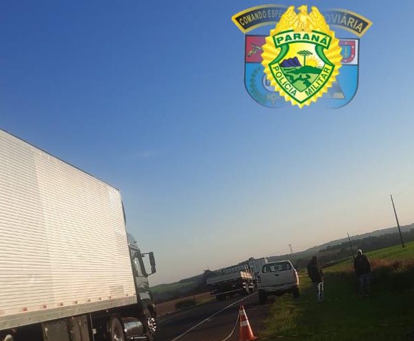 Jovem morre atropelado na PR-092, nos Campos Gerais