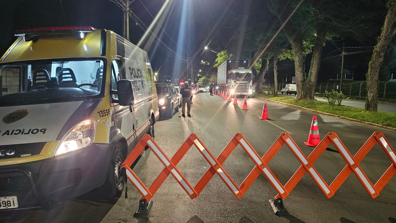 PM divulga balanço de operação realizada nas últimas horas em Ponta Grossa
