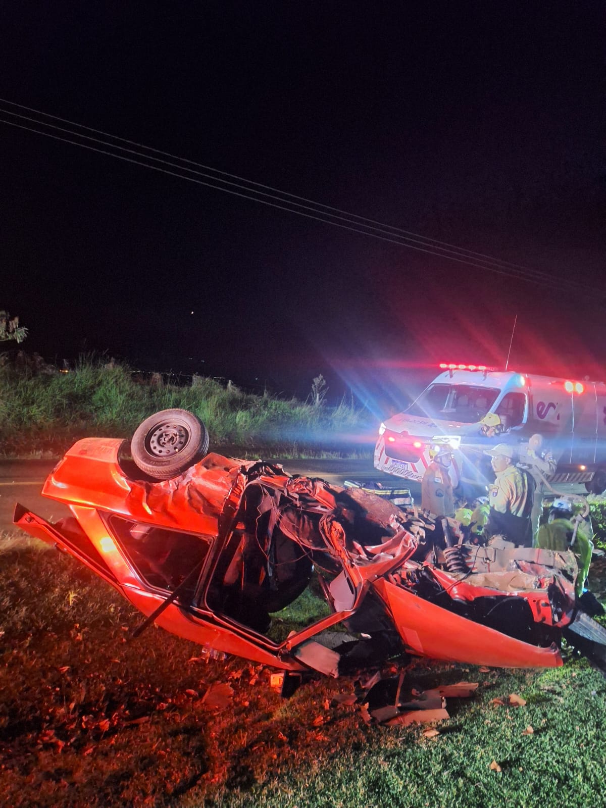 Colisão deixa um morto e motorista foragido em Guarapuava