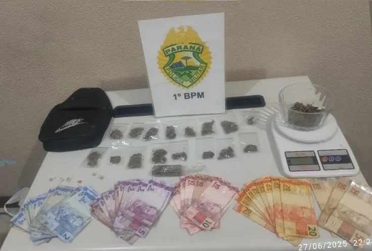 Castro: operação integrada apreende entorpecentes e leva um homem para prisão