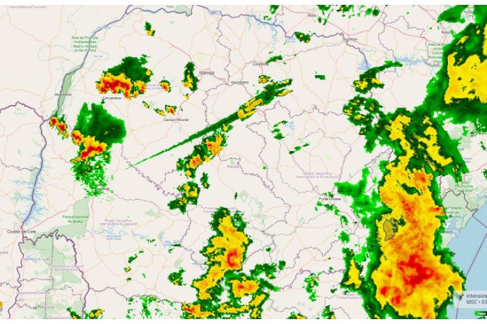 Primeira semana de junho tem chuva moderada em todo o Paraná