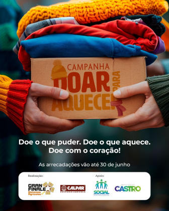 “DOAR PARA AQUECER”: Castro lança campanha de ação solidária para arrecadar roupas de frio e cobertores