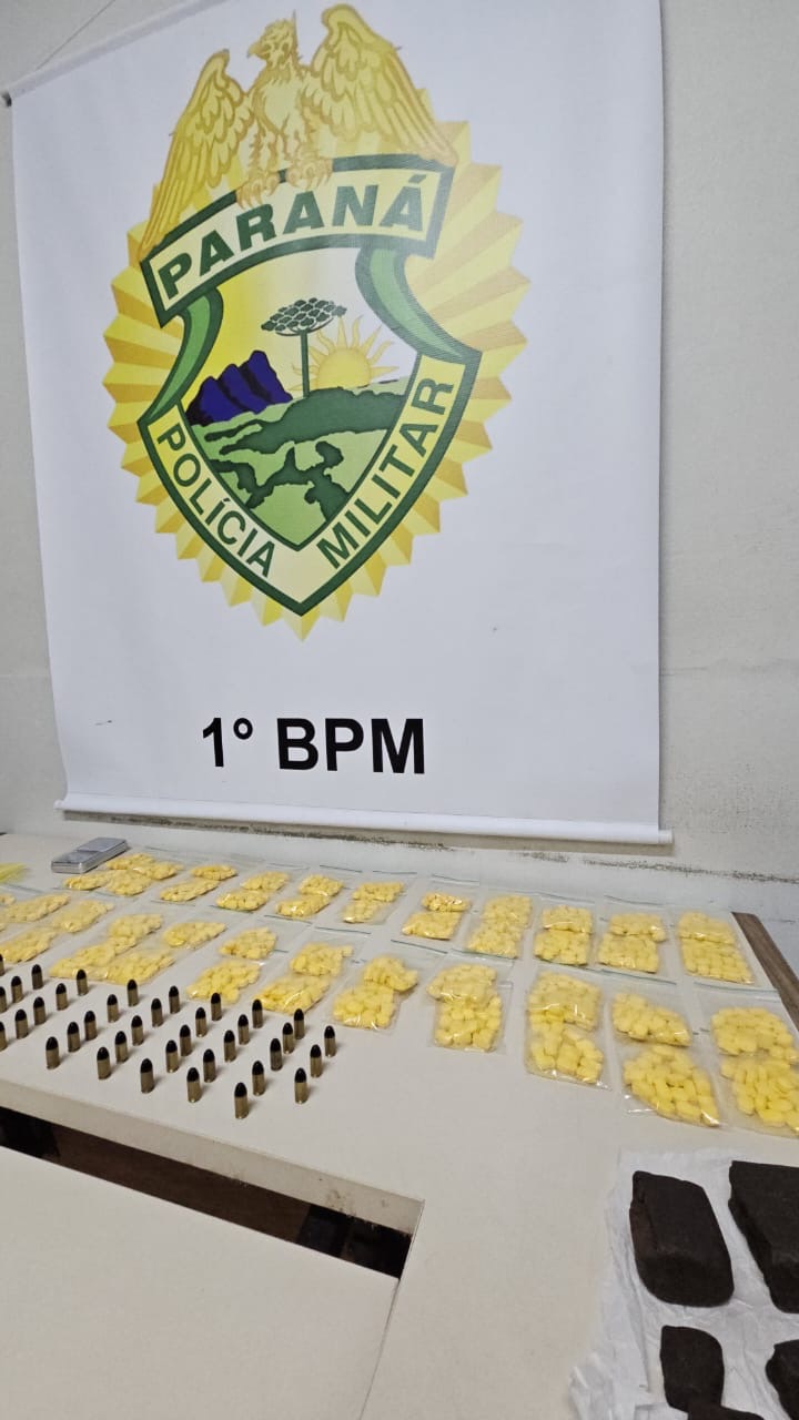 Dois homens são presos por tráfico com mais de 800 comprimidos de ecstasy em Ponta Grossa