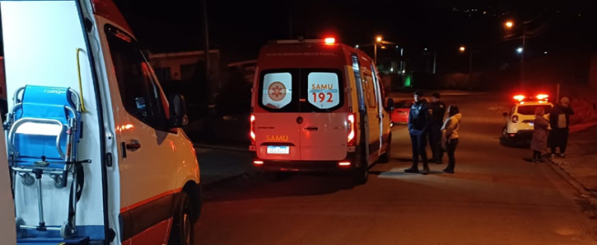 Homem é baleado no pescoço e socorrido em estado grave no Jardim Gralha Azul, em Ponta Grossa
