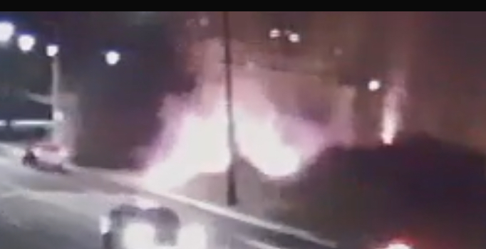 VÍDEO: Motorista é flagrado ateando fogo em mata na região de Olarias, em Ponta Grossa