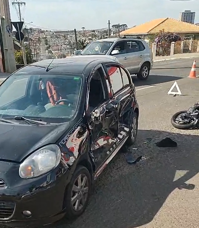 Motociclista fica gravemente ferido e precisa ser entubado após acidente em Uvaranas