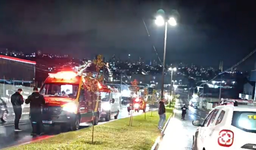 Homem embriagado é atropelado na Av Visconde de Taunay, no bairro Ronda