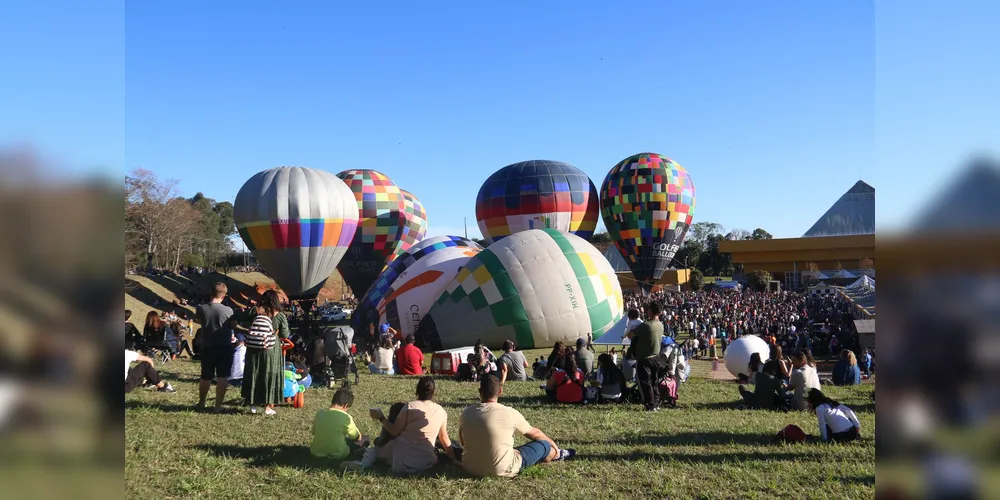 Confira os horários do Festival de Balonismo neste domingo em PG