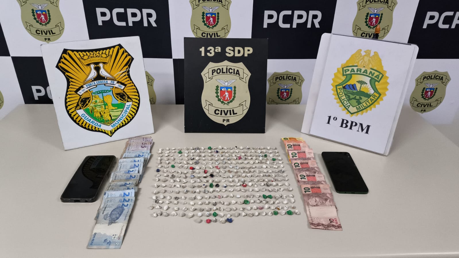 “Vovô do tráfico” é preso com 320 pedras de crack em operação conjunta das forças de segurança em PG