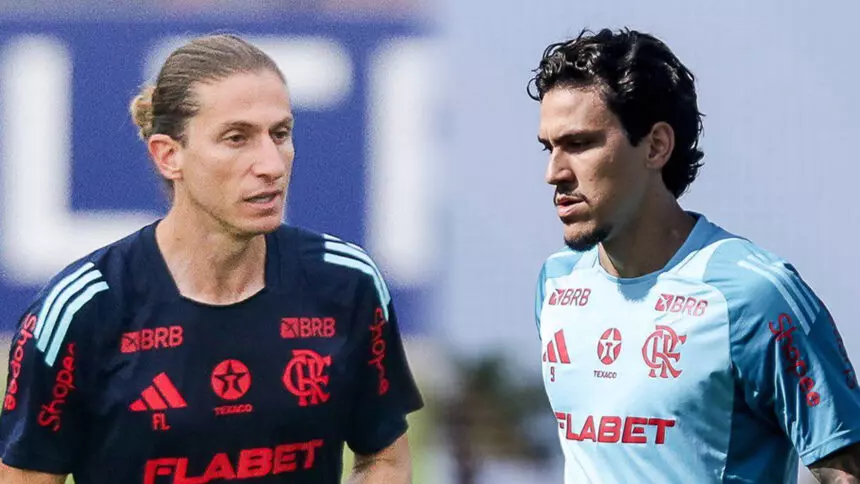 Tensão entre Pedro e Filipe Luís segue nos bastidores, e Flamengo aguarda reação do atacante em campo