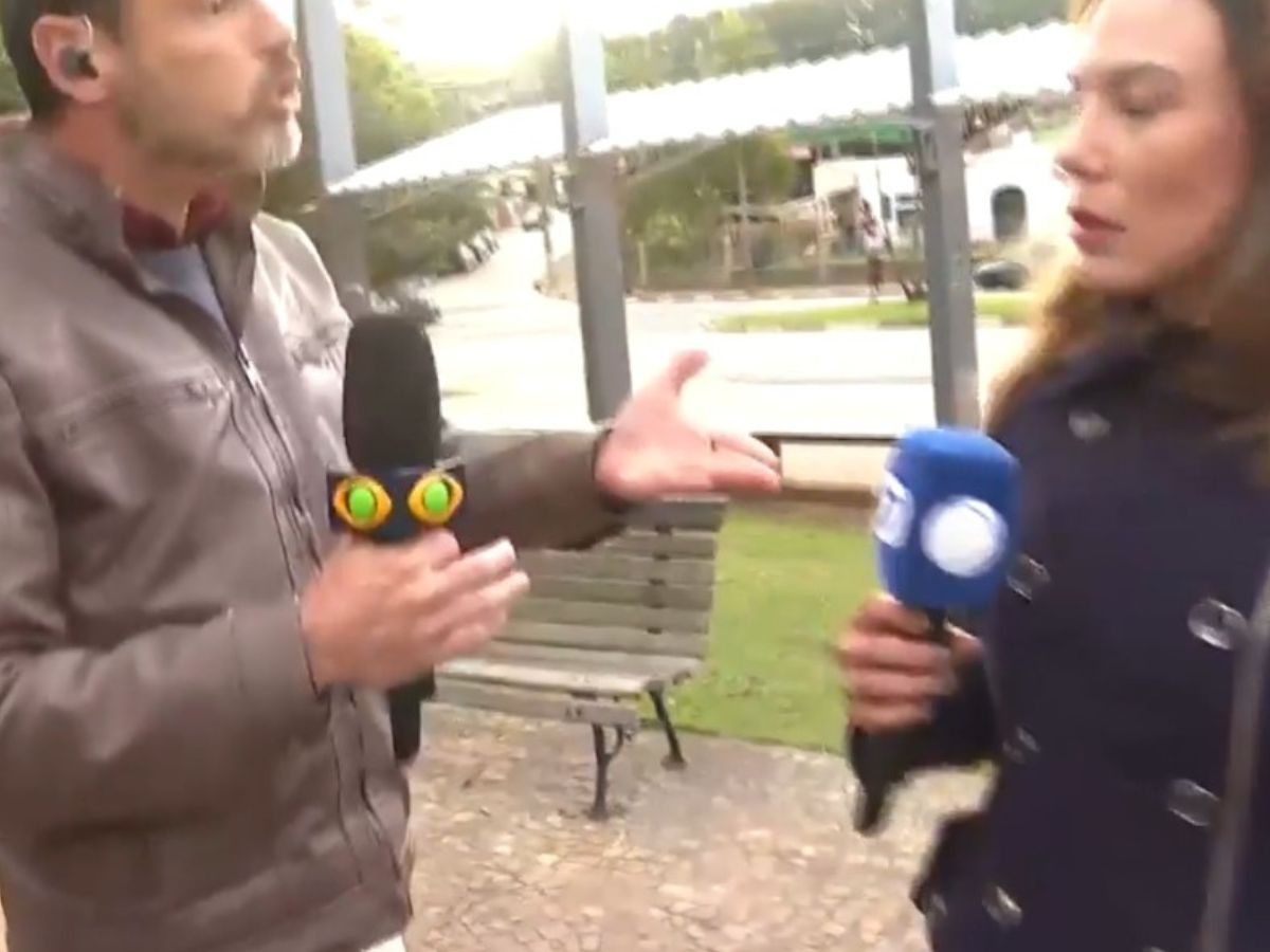 VÍDEO: Repórteres se envolvem em confusão durante cobertura ao vivo em SP