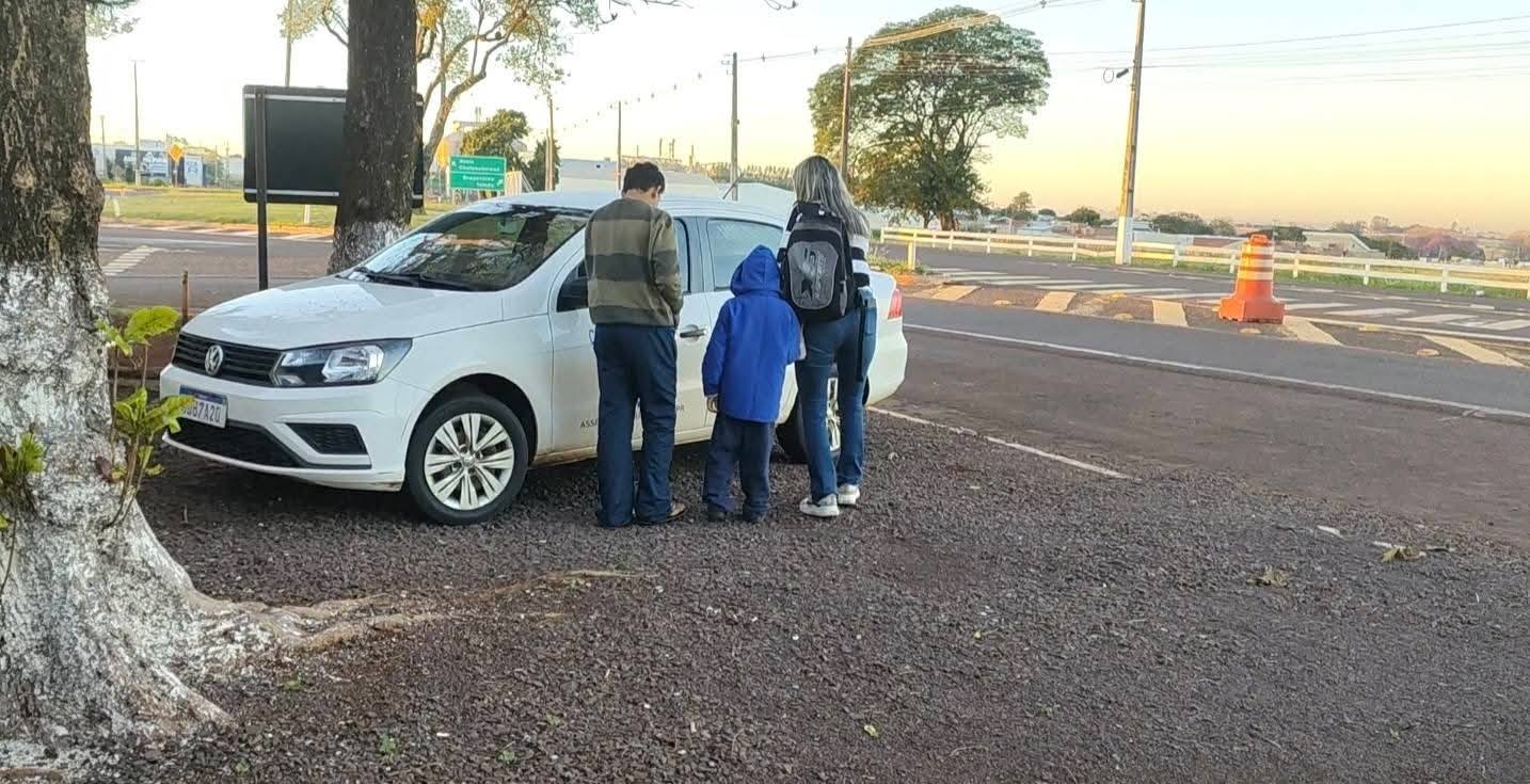 PRE resgata crianças que caminhavam sozinhas em rodovia durante a madrugada