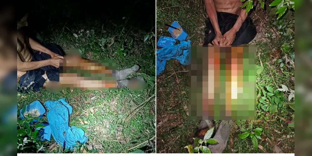 Homem é encontrado com queimaduras em mata de Guaragi