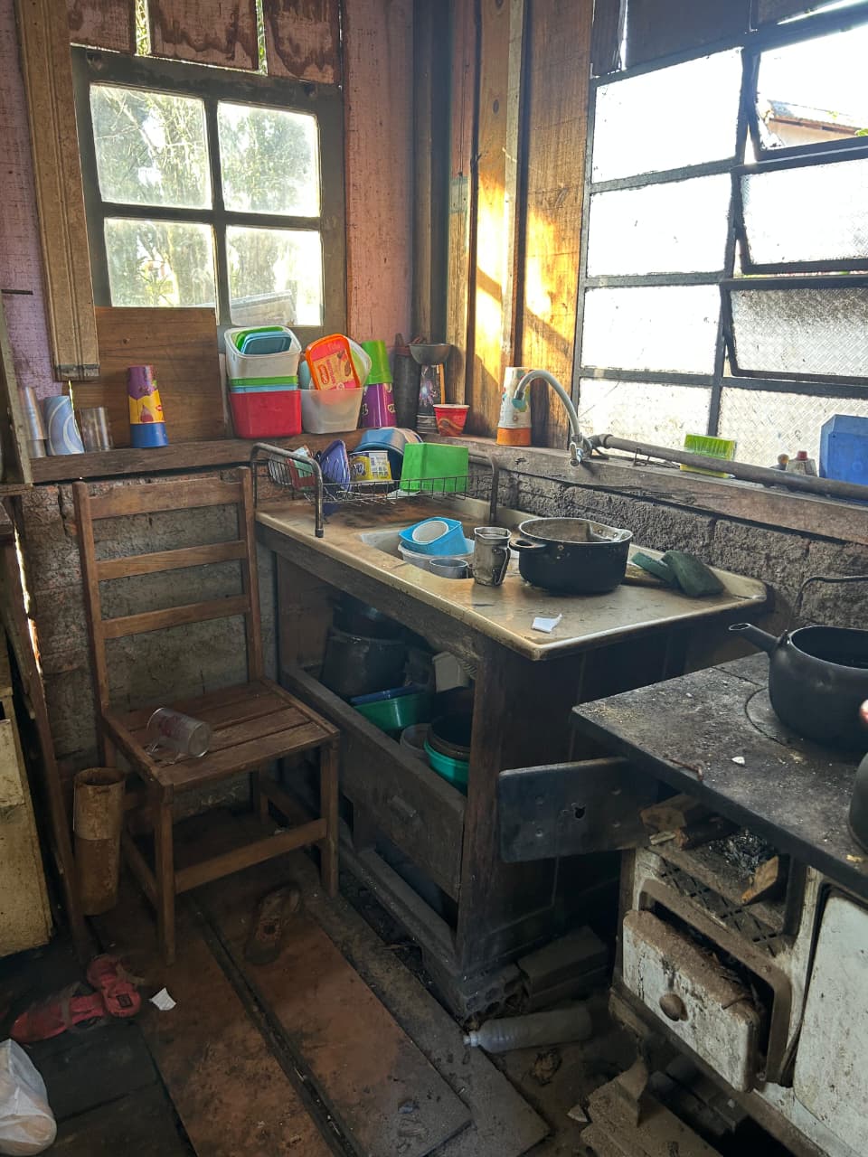 Idosa é resgatada em situação de abandono na Colônia Dona Luíza