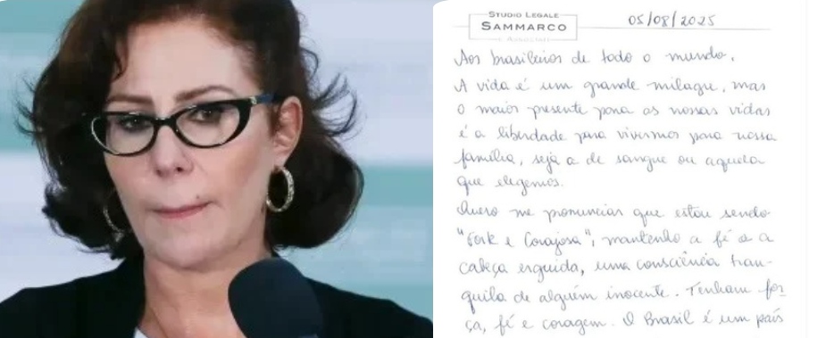 Direto de um presídio na Itália, Zambelli se pronuncia em carta “ao povo brasileiro” e chama ministro de “ditador”
