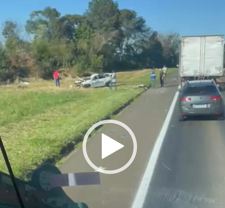 Duas pessoas morres em colisão na BR-373, veja o vídeo do local do acidente