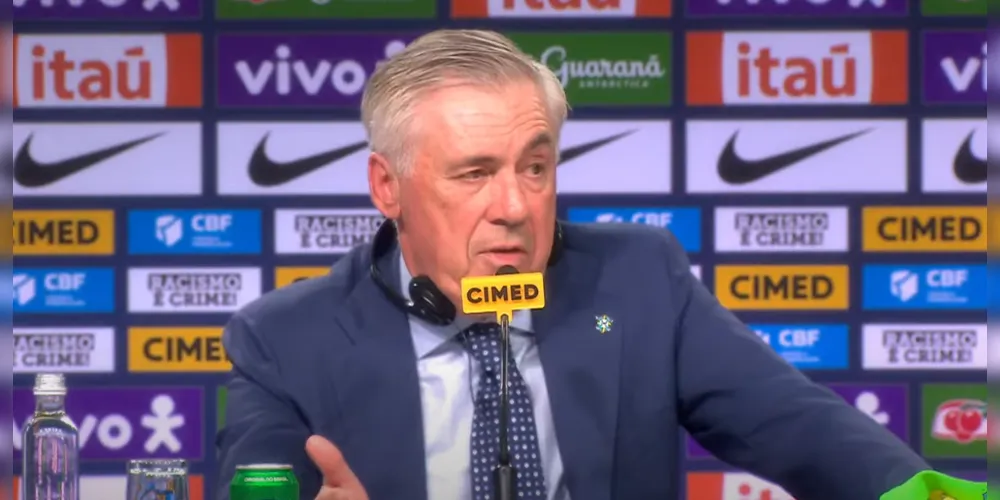 Ancelotti divulga lista de atletas para jogos das Eliminatórias