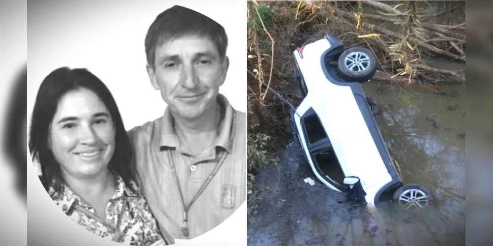 Casal que morreu após cair de ponte nos Campos Gerais será sepultado nesta terça