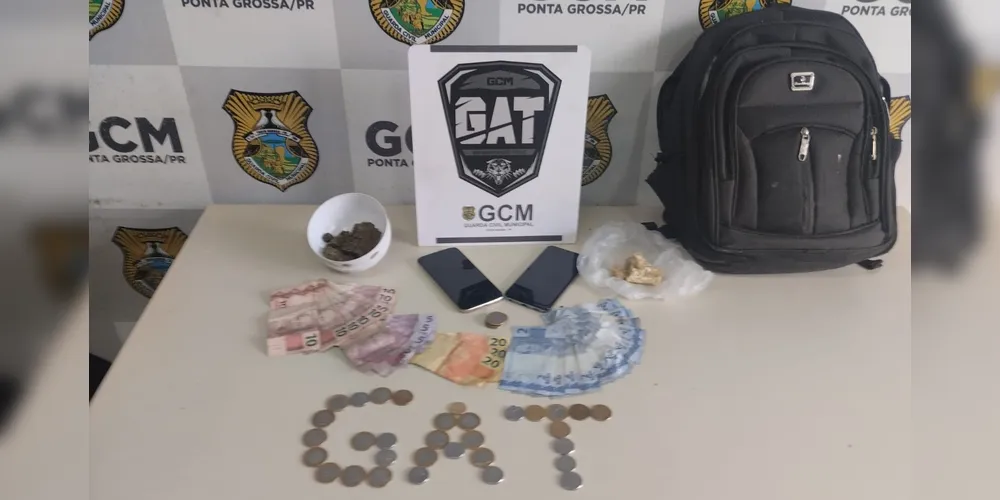 Briga de casal termina em apreensão de drogas em PG