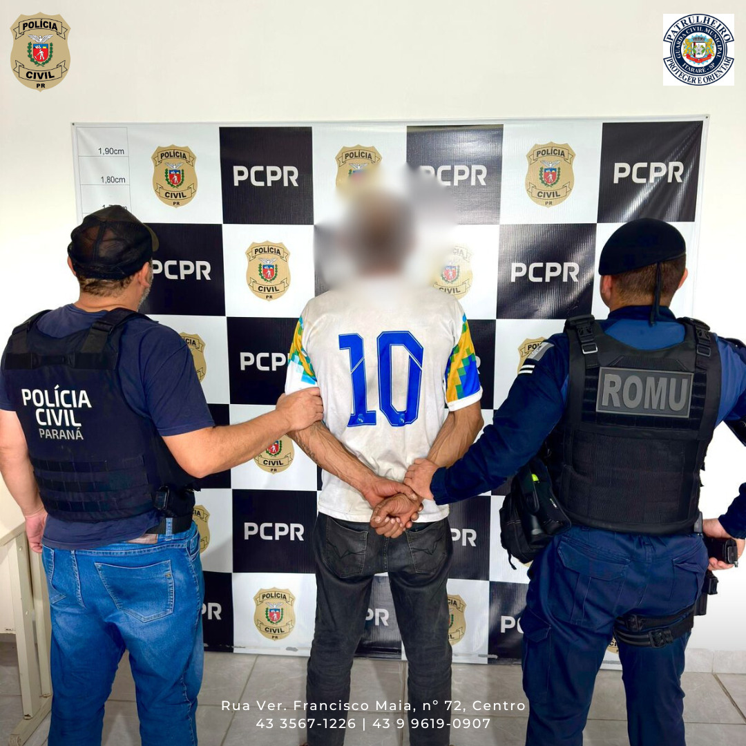 Homem com ficha criminal extensa de SP é preso nos Campos Gerais