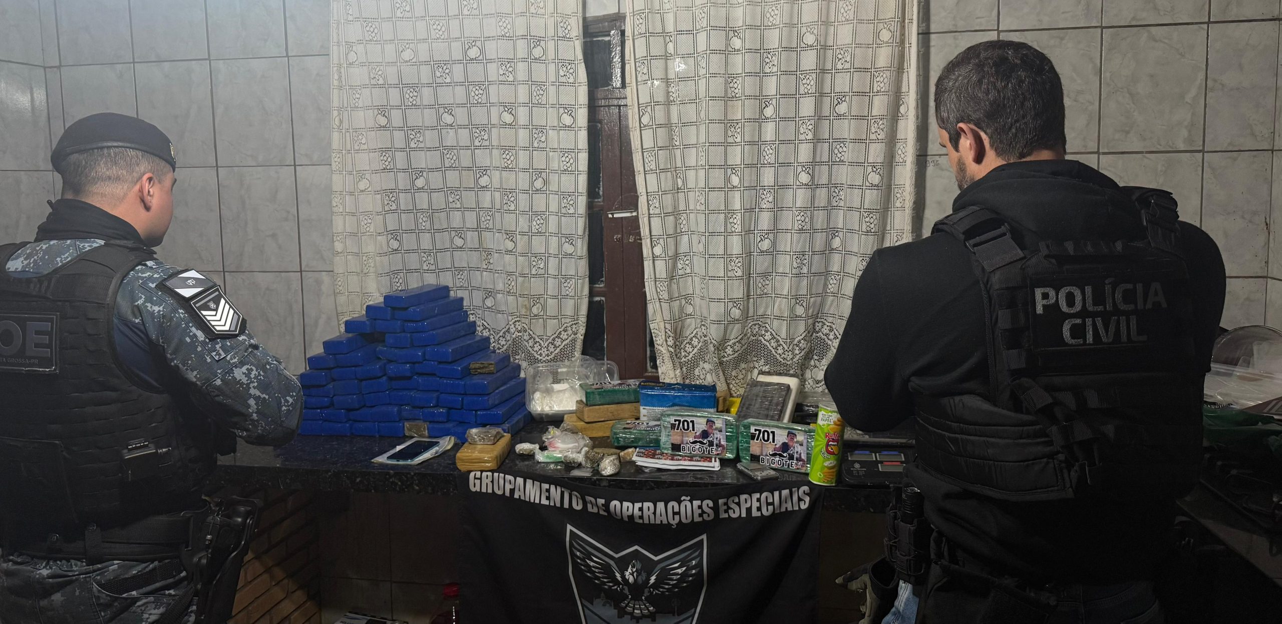 Vídeo: Polícia faz maior apreensão de cocaína do ano em PG; drogas avaliadas em mais de R$ 300 mil