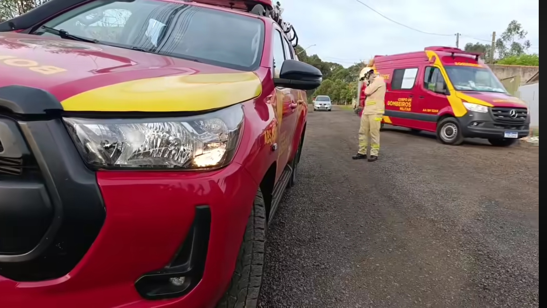 Trabalhador é atingido por poste e tem pé amputado