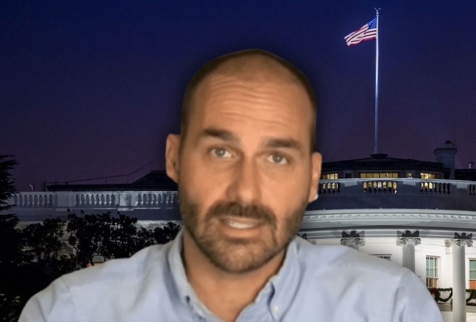 Eduardo Bolsonaro manda recado após esposa de Moraes sofre sanção da Lei Magnitsky 