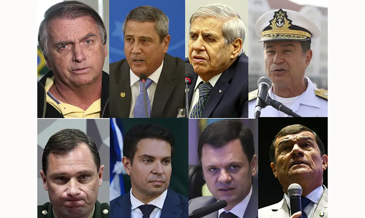Confira as penas de Bolsonaro e de sete aliados condenados pelo STF