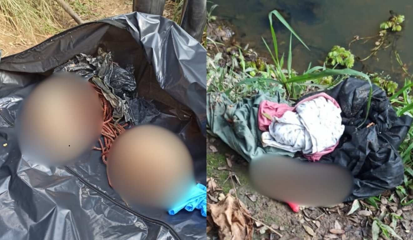 Crânios humanos são encontrados às margens de rio por pescadores