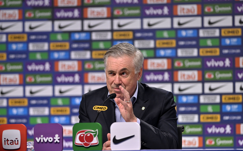 Seleção: veja a lista de Carlo Ancelotti para enfrentar Coreia do Sul e Japão