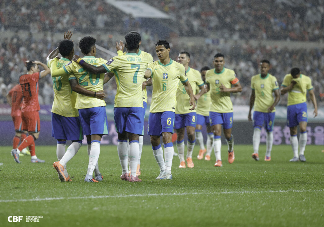 Brasil goleia Coreia do Sul por 5 a 0 em amistoso e embala sob comando de Ancelotti