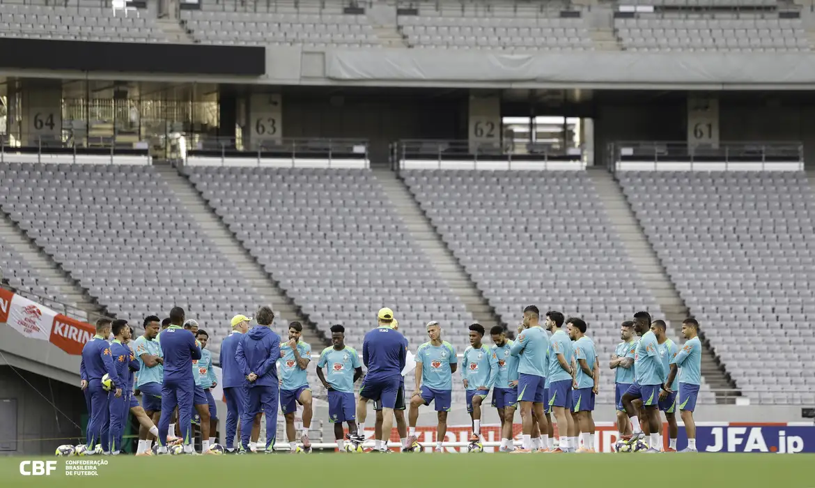 Brasil enfrenta o Japão nessa terça-feira; Ancelotti diz que seleção brasileira ainda está aberta a experiências