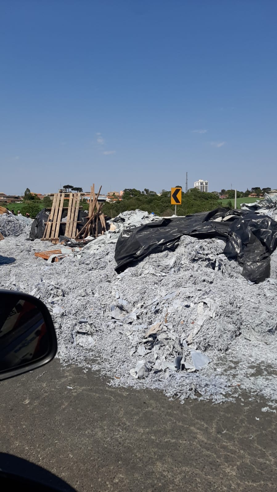 AGORA: acidente grave na PR-151, em Carambeí sentindo Ponta Grossa; um óbito no local 