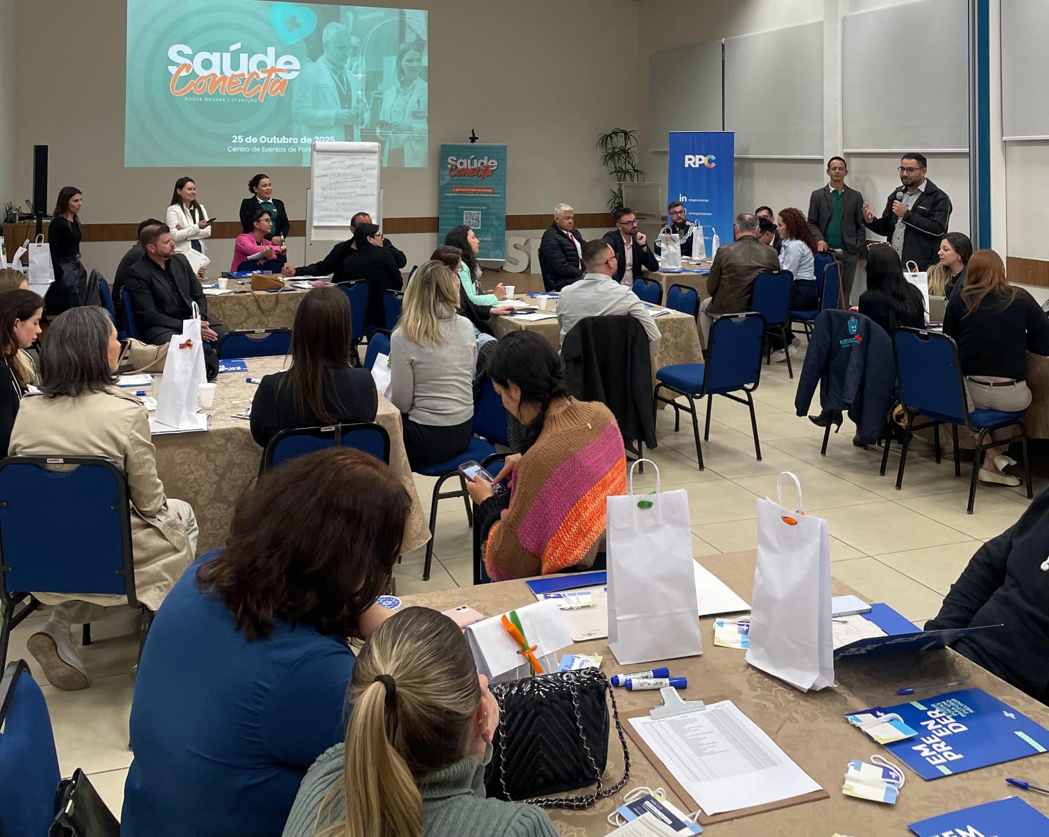 Empresas se preparam para o Saúde Conecta PG em encontro realizado no Sebrae Ponta Grossa