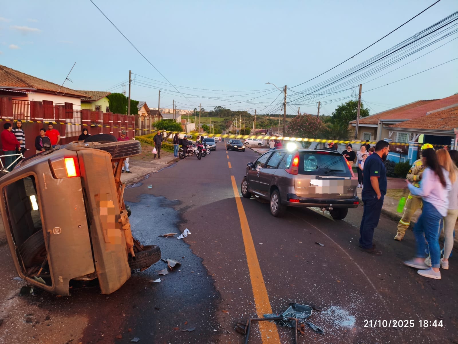 Colisão deixa motociclista gravemente ferido em Ponta Grossa