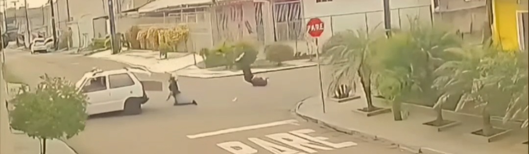 Vídeo: Genro e sogra ficam gravemente feridos em acidente