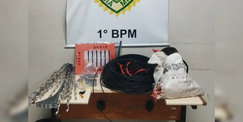 Suspeitos de furtar fiações são presos em PG
