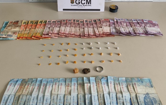 Guarda prende dois homens por tráfico de drogas em Olarias